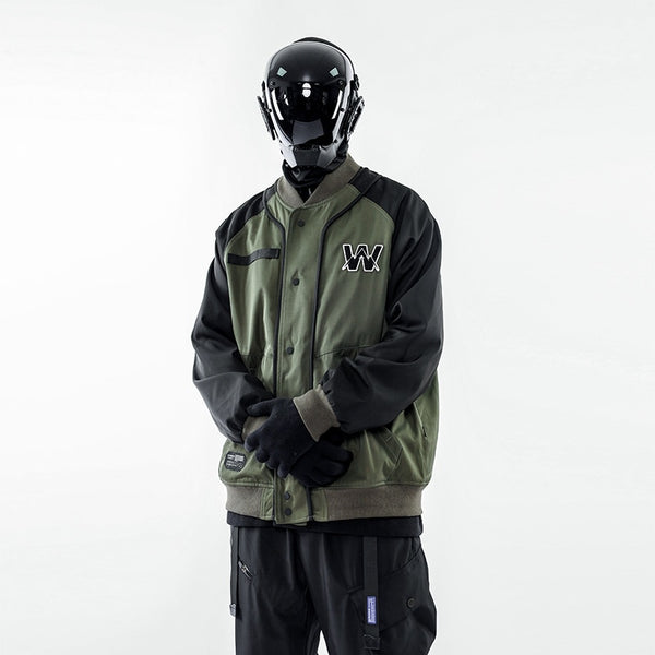Green and black Futuristic jacket